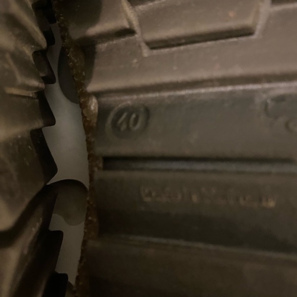 Remonte Navy Blue Leather Exposed Zipper Flexible Thermoplastic Sole Preppy 40 - Picture 13 of 14